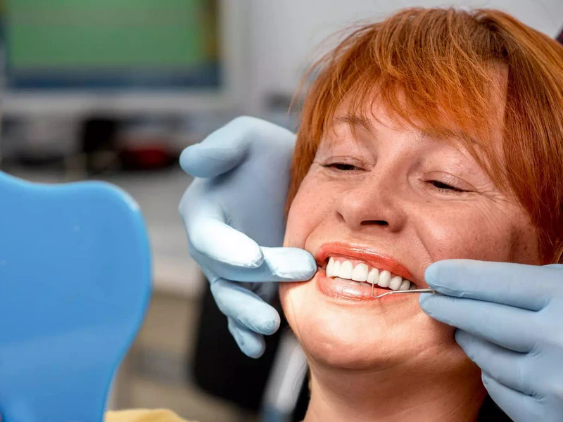 It is recommended to clean the area around a dental implant